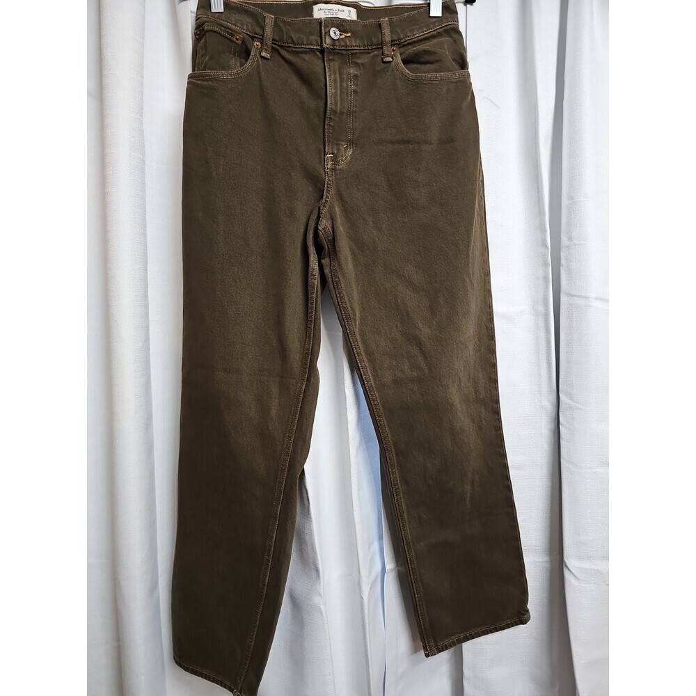 Abercrombie & Fitch 90s Relax Fit Woman's  Jeans 28/6s  Brown  Curve Love